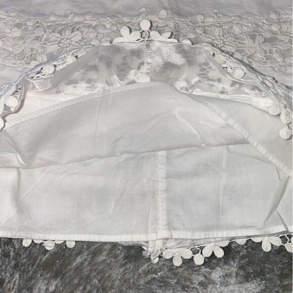 J.Crew Womens Cotton Daisy Lace Mini Skirt White Size 2 - Picture 5 of 11